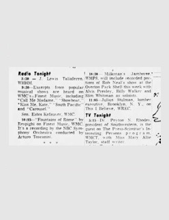 Memphis Press Scimitar - July 30 1954 (Thanks to Grzegorz Borzęcki)