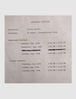 August 1969 Rehearsals (Thanks to Juan Luis Gonzalez Brugal)