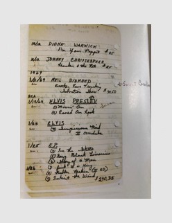 January 19 1969 Overdub Session (Thanks to Mary Holladay Pederson)