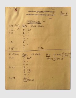 Joseph Lilley's Notes - March 22 1961 - Thanks to David English