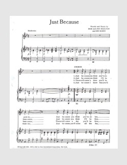 Just Because (Thanks to Glen Johnson)